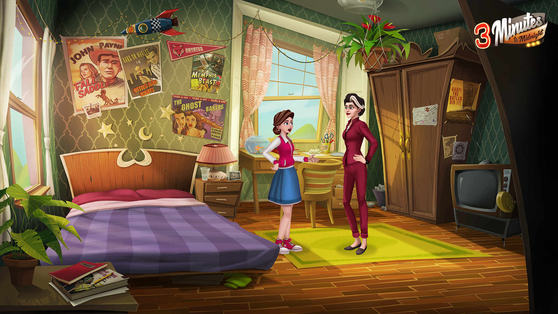 3 Minutes to Midnight - In Game Screenshot - Betty's Bedroom